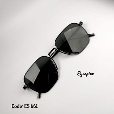 661B New Design Metal Black Sunglass_img_0