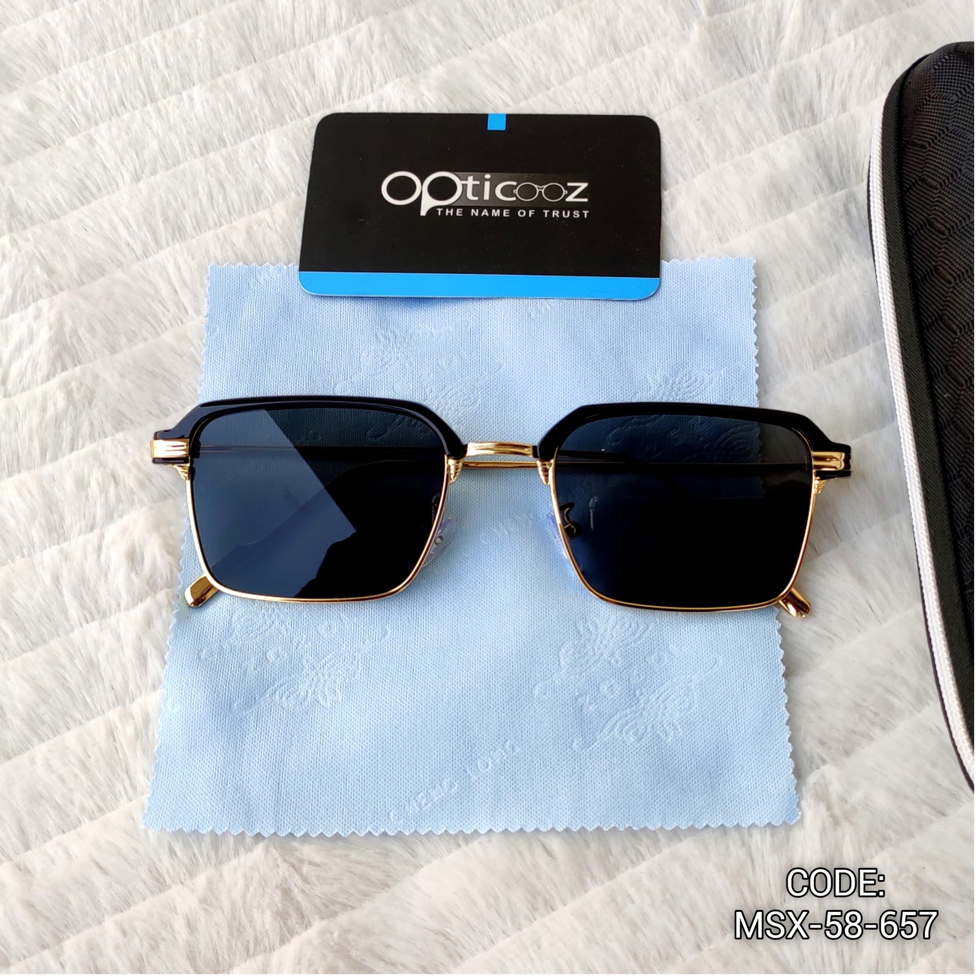 565_Premium RingMaster Dark black Sunglass