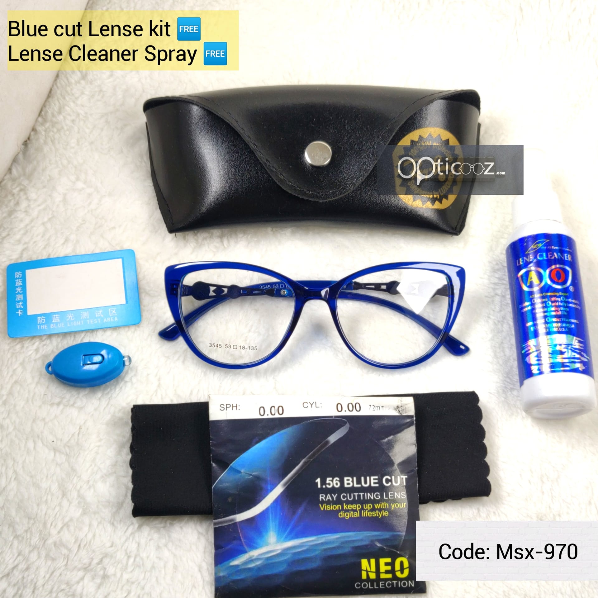 Navy Blue Premium Design BlueCut Female Eyewear