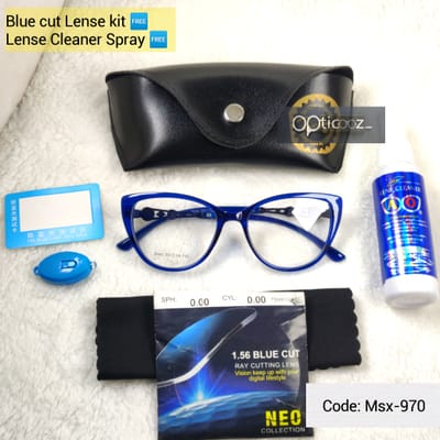 Navy Blue Premium Design BlueCut Female Eyewear_img_0